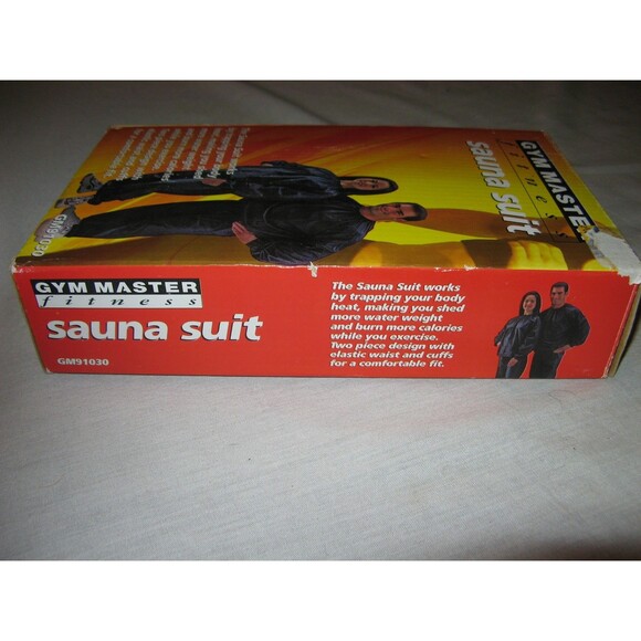 Gym Master Fitness Sauna Suit Top and Bottom GM91030 Excercise NEW NIB - Picture 3 of 5